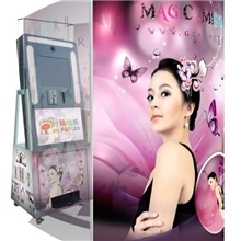 拍拍乐大头贴机器厂家直销魔镜Ⅱ新上市贴纸相机投币自助