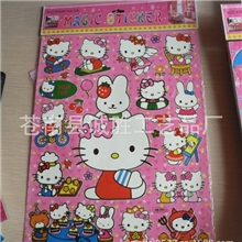 承接各类儿童立体贴贴纸彩色创意贴纸定制