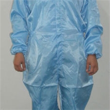 防静电工作服、蓝白色连帽连体服、无尘防静电连帽连体服厂家直销