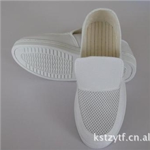 蓝白帆布四孔鞋、无尘鞋、静电鞋、静电鞋厂家淘宝报价