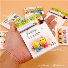 日韩文具可爱卡通便签本记事本口袋本线圈本小本厂家直销