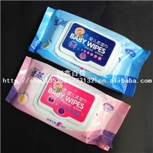 厂家直销婴儿湿巾批发加盖无香清洁手口皮肤80片装