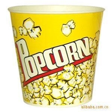 爆米花桶130盎司爆米花桶爆米花杯一次性纸杯