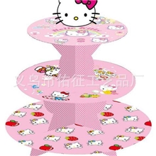 生日派对用品/宝宝party产品/KT猫生日派对蛋糕架