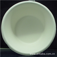 环保可降解一次性餐具植物浆漂白纸浆无边碗