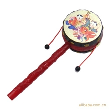 儿童玩具拨浪鼓波浪鼓玩具玩具摇鼓儿童玩具批