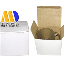 【美大实业】热转印杯子包装盒白杯包装盒白盒