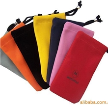 厂家供应各种款式绒布束口袋，可烫金，丝印