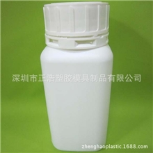 厂家定制HDPE500ml方形吹塑瓶含防盗盖
