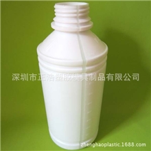 厂家定制HDPE含透明液位线吹塑包装瓶