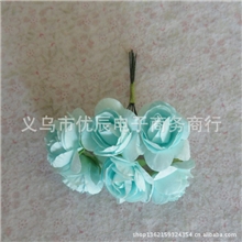 直销供应婚庆用品纸花家居装饰仿真纸花喜糖盒配件纸花批发