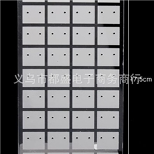 地摊批发供应亚克力白色36对耳钉耳环架耳钉展示架饰品架展示架