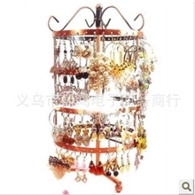 圆形可旋转耳环架饰品架公主欧式展示架耳环展示架