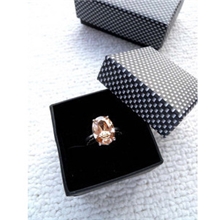 出口英国包装盒永恒经典黑白纹首饰盒伯爵戒指盒