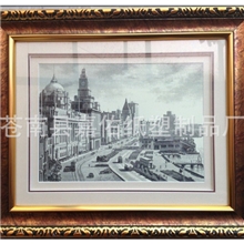 生产手工雕刻凹版印刷隐形图紋，防伪商标