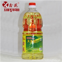 鑫苑一级大豆油1.8L家庭装食用植物油色拉油品质保证无添加