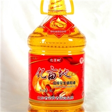 厂家低价生产批发亿亩地5升浓香花生调和油，食用油，植物油