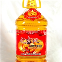 山东厂家生产、批发亿亩地5升花生调和油、食用植物油，招代理商