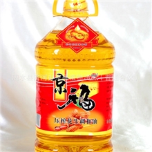 厂家低价批发京福5升压榨花生调和油，食用油，植物油，招代理商