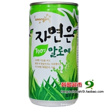 供应*韩国食品*调味品*韩国饮料*熊津芦荟汁180ml*15*6
