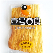 【壹号0食】风琴鱿鱼片拉丝韩式铁板烧鱿鱼海产海洋食品60g