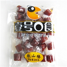 200g铁山楂【壹号0食】消食开胃山楂卷山楂羹果丹片山楂蜜饯