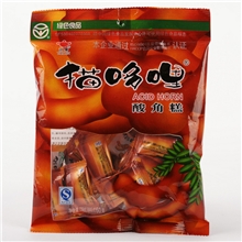 厂家直销猫哆哩160G酸角糕蜜饯特产糖果绿色休闲食品批发