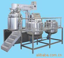 现货供应ZJR-500L真空均质乳化机组,含油水锅,液压升降,蒸汽加热