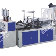 全自动背心袋制袋机双层平口袋制袋机