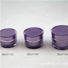 厂方直销锥园亚克力膏霜瓶