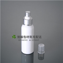 旭敏包材PWG16100ML白色PET喷瓶亚银电化铝喷小罩现货