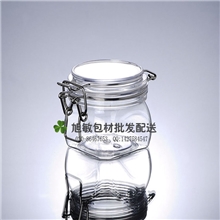 旭敏包材AS01250G仿AS透明面膜罐PET广口罐四方圆弧现货