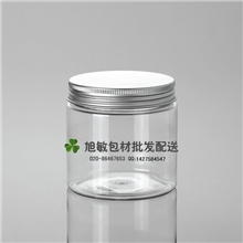 旭敏包材GTJ05200G透明PET膏霜罐铝盖塑料瓶现货