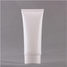 旭敏包材100ML白色塑料扁管白普通拧盖化妆品软管现货