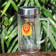 厂家直销长期供应双层水晶玻璃杯送礼的最佳选