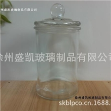 厂家供应玻璃储物罐玻璃茶叶罐玻璃盖储物罐