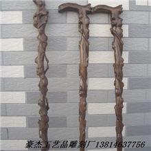 红木工艺品黑枝木拐杖老人红木拐杖非洲黑檀木拐杖手杖可批发