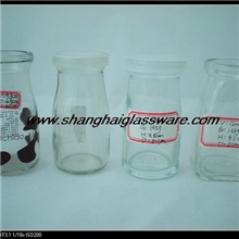 上海玻璃瓶，330ml冷泡茶玻璃瓶，饮料瓶,100ml酸奶瓶