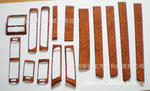 厂家供应适用于奥迪02款汽车桃木内饰-15pcs