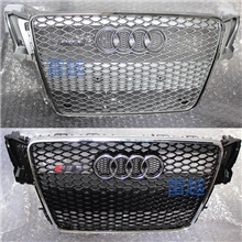 奥迪RS5中网奥迪A5改装RS5钢琴漆中网RS5蜂窝鬼脸状中网S5中网