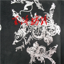 欧式花型烫银烫金窗帘布遮光布厂家直销