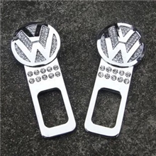 大众途观朗逸甲壳虫poloCC安全带双面带钻钥匙扣钥匙链卡扣