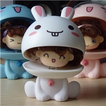 艾可丝正品超大号摩丝婚庆娃娃香膏兔兔原来是MOCMOC香氛摆件