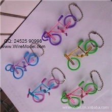 单车挂饰,手工自行车,铝线工艺品,创意地摊货源,旅游工艺品