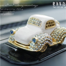 DAD高档车模镶钻老爷车汽车摆件汽车香水座车载香水时尚车内饰