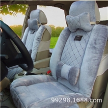 批发新款冬季汽车坐垫毛绒座垫KD37棉垫座套厂家直销