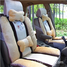 2013秋冬季汽车坐垫卡通毛绒座垫KD06棉垫座套厂家批发