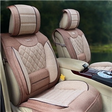 2013厂家直销新款亚麻汽车坐垫座垫四季坐垫汽车用品批发车垫