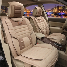 13新款厂家直销亚麻四季垫汽车坐垫座垫座套汽车用品批发