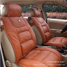 新款汽车座垫高档水洗皮羽绒秋冬坐垫厂家直销批发dj01